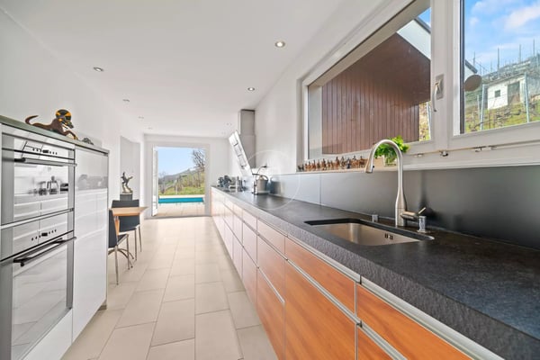 Villa in the heart of the vineyards, spectacular view ? Corseaux 12