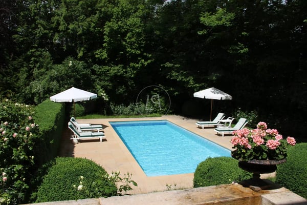 Stunning property nestled in a park with a pool near Morges 7