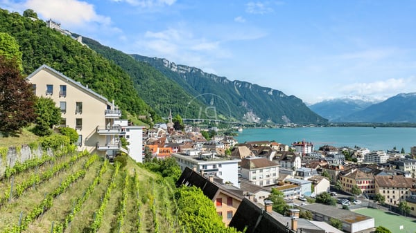 Superb apartment with panoramic view located in Montreux 2