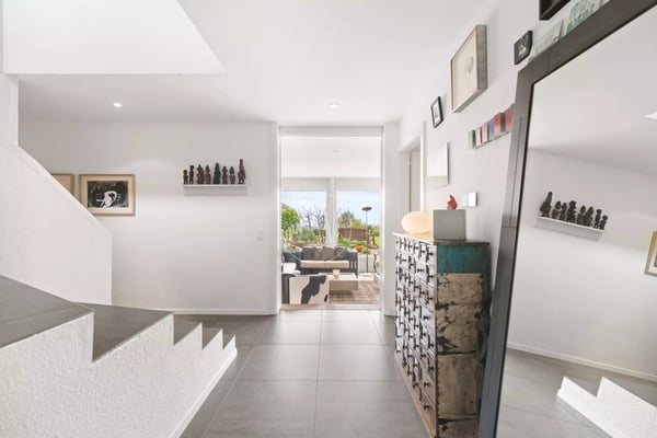 Beautiful family villa, swimming pool and view on the heights of Gland 13