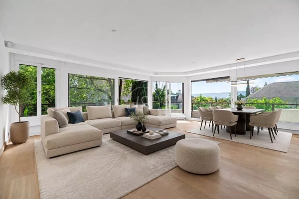 Beautiful 6,5 rooms duplex, pool, garden in the heart of Champel 1