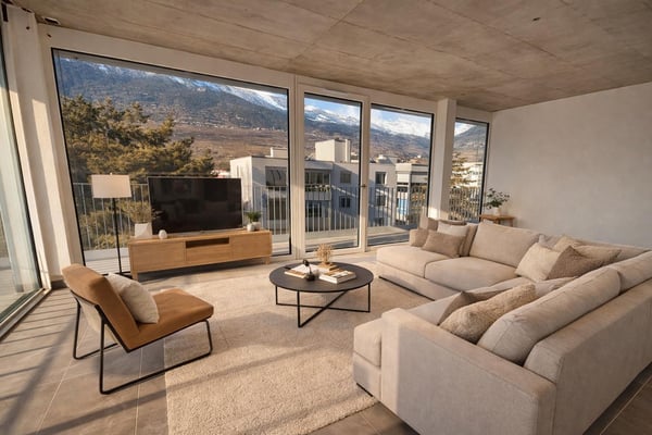 Spacieux attique neuf avec grand balcon 1