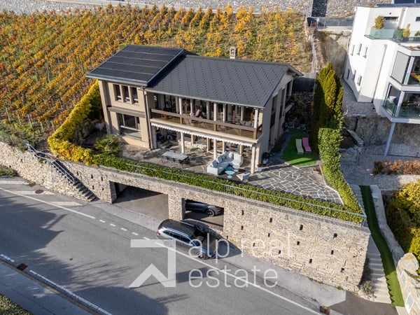 Villa d'architecte avec vue panoramique sur les châteaux 2
