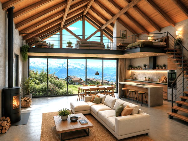 Magnifique grange avec vue 5