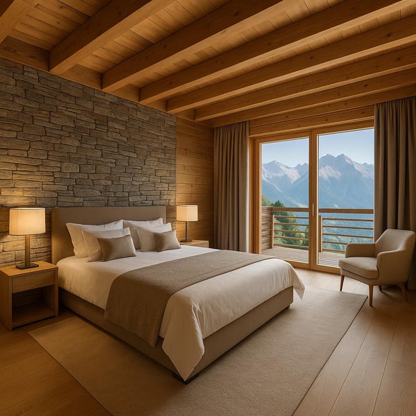 Magnifique chalet sur plan en résidence principale 3