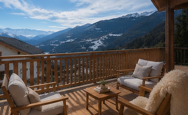 Magnifique chalet sur plan en résidence principale 2