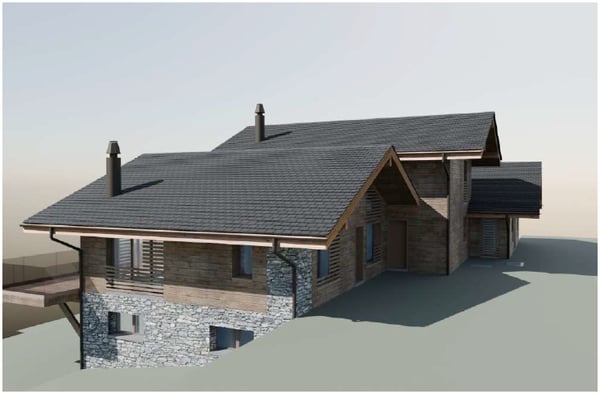 Magnifique chalet sur plan en résidence principale 9