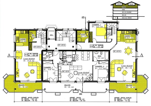 Duplex 5.5 pièces avec balcon et vue panoramique en résidence secondaire 13