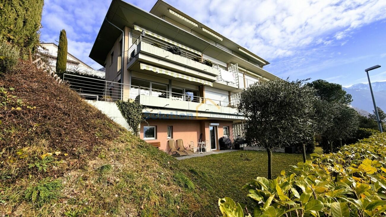 Appartement 1,5 pièces avec grand jardin et terrasse