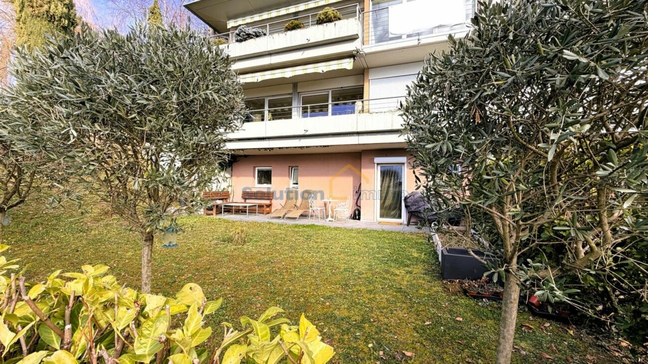 Appartement 1,5 pièces avec grand jardin et terrasse
