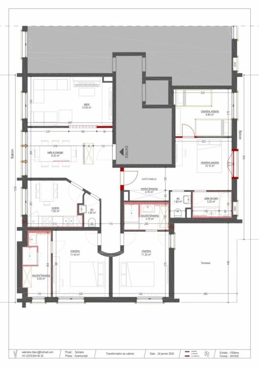Appartement spacieux avec potentiel de rénovation à 100m des remontées 23