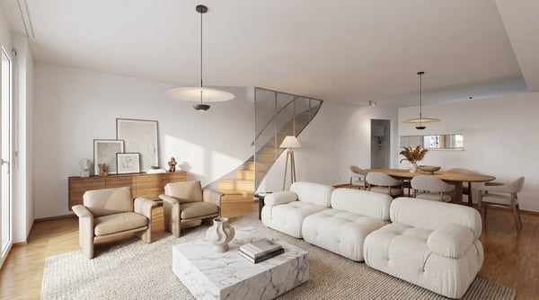 SPACIEUX 5.5 PIÈCES EN TRIPLEX AU CUR DE CHAVORNAY 1