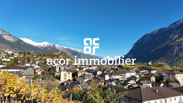 Magnifiques parcelles à vendre à Sierre - Situation privilégiée 1