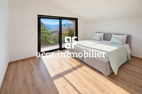 Chalet 5.5 pièces de haut standing à Lens - vue exceptionnelle 6