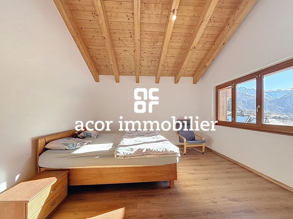 Chalet lumineux aux Haudères avec vue dégagée sur les montagnes 3