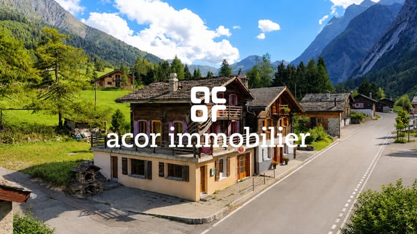 Chalet de caractère à réinventer dans un cadre alpin exceptionnel