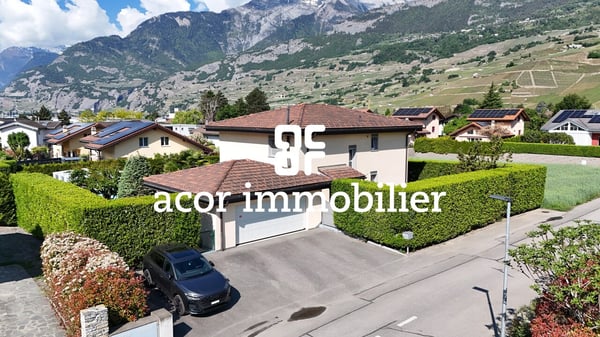 Plan-Conthey - Villa individuelle de 7½ pièces avec piscine 3
