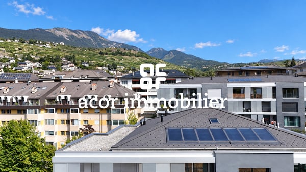 SION CENTRE - ATTIQUE NEUF - 3,5 PCES - 107 M² - TERRASSE