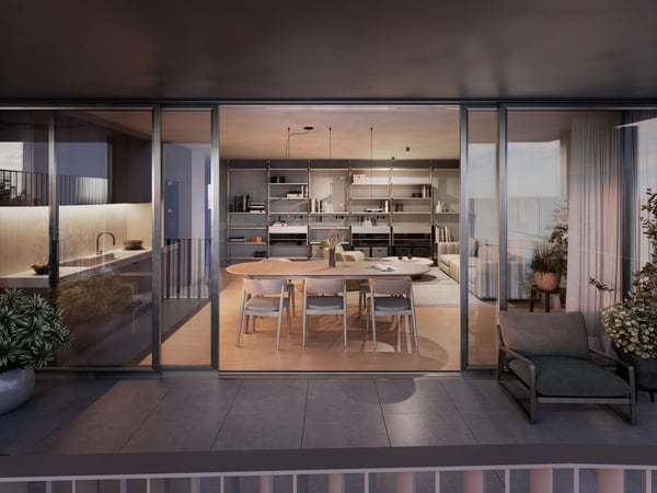 Colombier 8 | Appartement neuf en pignon avec loggias 2