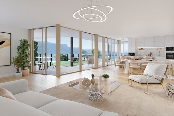 Magnifique appartement avec une vue imprenable sur le lac Léman 2