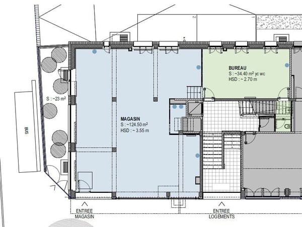 Surface commerciale de 8 m2 au centre-ville 2