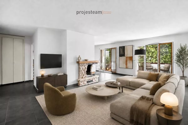 Appartement avec cheminée, rénové avec soin, grand balcon plein sud, dans un cadre verdoyant et familial 11