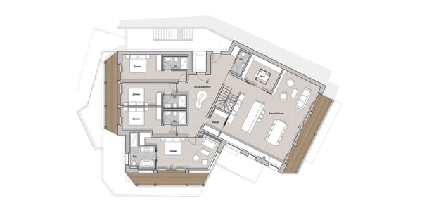 Chalet SKYFALL |7.5 Zimmerwohnung 1. Dachgeschoss |ERSTWOHNSITZ 4