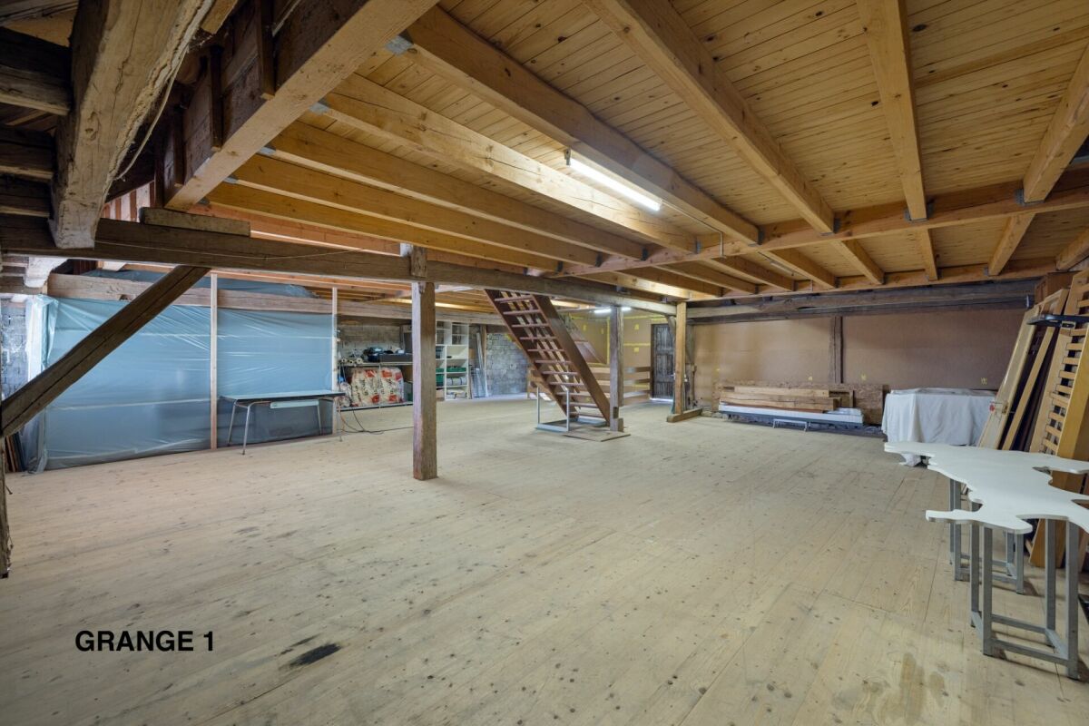 Corps de ferme de 820 m² comprenant 3 appartements et 2 granges partiellement rénovées, à 8 km d'Avenches et à 25 km de Neuchâtel et Fribourg.