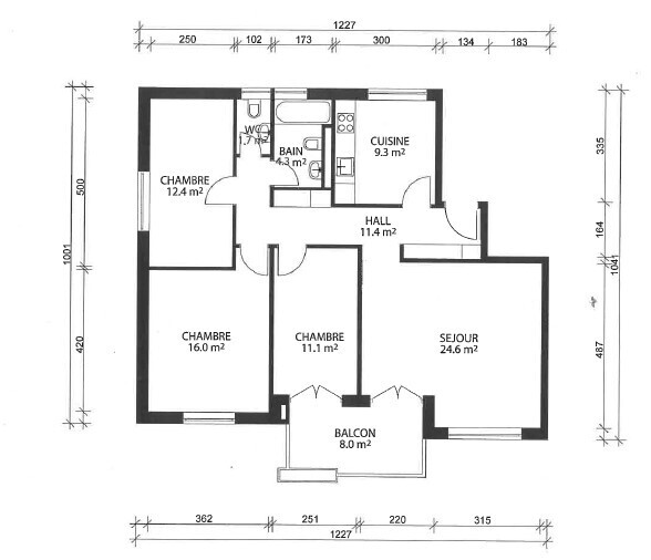 Magnifique 1.5 pièces rénové à neuf 10