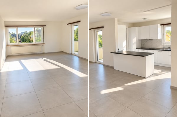 Vue dégagée, balcon et verdure à deux pas de la Coop ! 1
