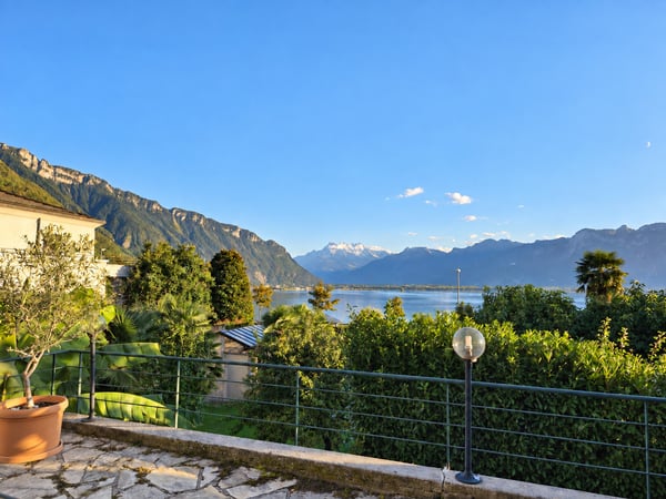 Superbe appartement avec grand jardin - Magnifique vue sur le lac
