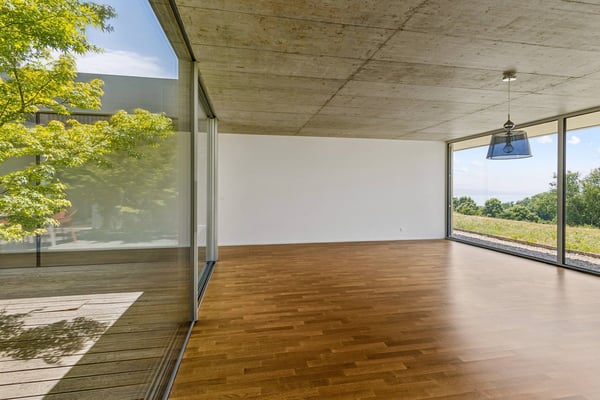Entre architecture contemporaine, patio privé et panorama sur le Léman 13