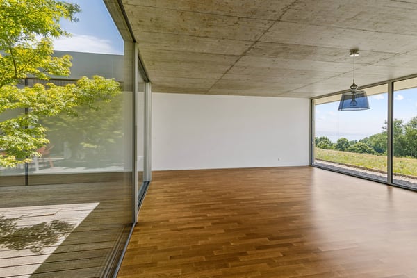 Entre architecture contemporaine, patio privé et panorama sur le Léman 13