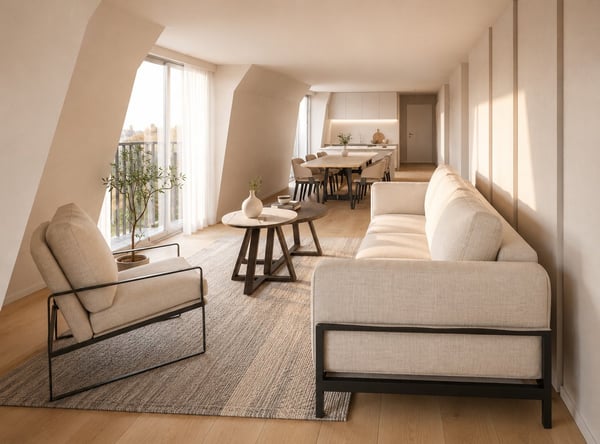 Attique contemporain de 4 pièces à Lausanne - Lot 13 3