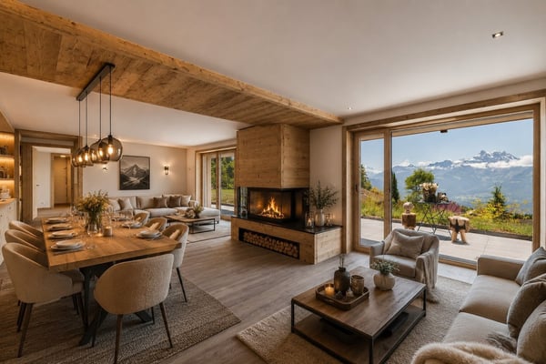 Rare duplex avec jardin, ski-in & ski-out, vue sublime! 5