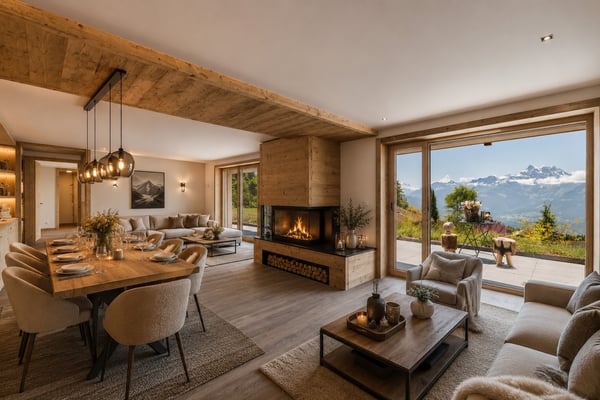 Rare duplex avec jardin, ski-in & ski-out, vue sublime! 5