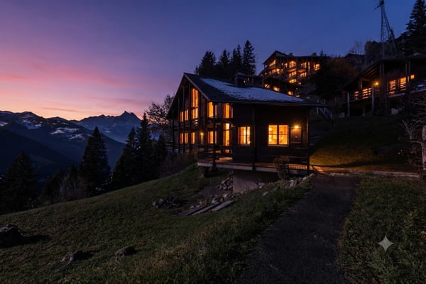Chalet mitoyen en triplex 4 chambres situé à 200m du téléski 5
