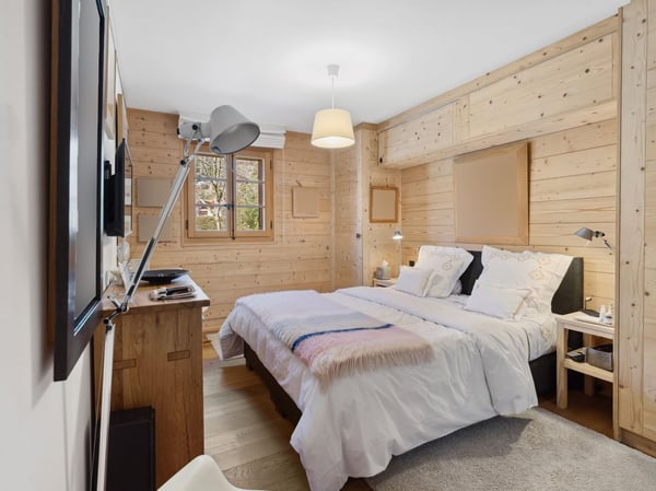 Chic & Cozy 4.5p avec cheminée, balcons, vue, spa, 2 parkings 13