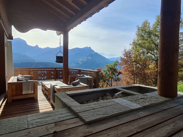 Une Ode à la sérénité, luxueux & spacieux chalet avec vue panorami 6
