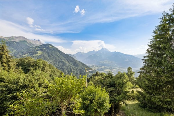 Chalet traditionnel à rénover à Gryon, vue et grand jardin 11