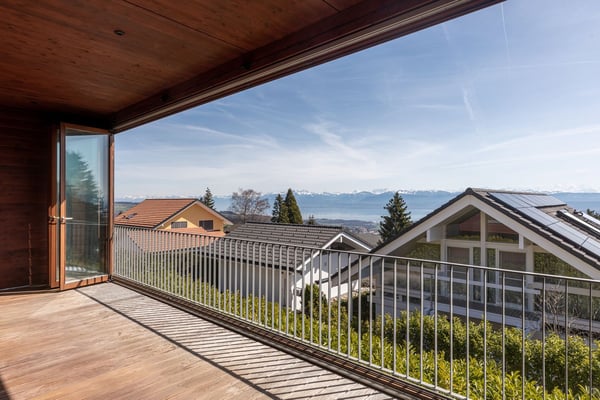 Belle maison d'architecte avec vue sur le bassin Lémanique 1