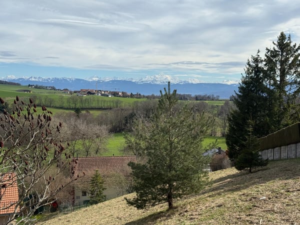 Parcelle constructible avec vue imprenable sur les Alpes ! 5