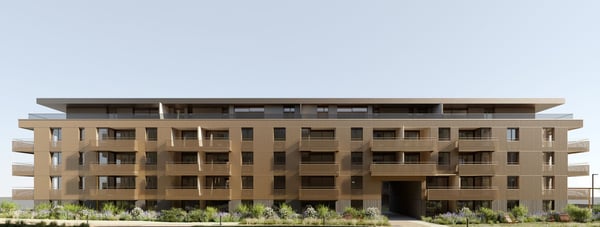 Attique contemporain de 4.5 pièces avec 2 grandes terrasses totalisant 9