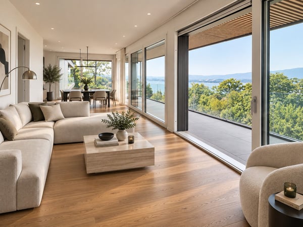 Appartement attique neuf au coeur de Vésenaz 1