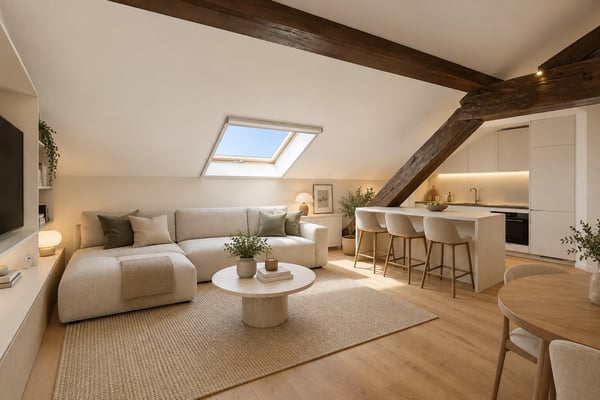 Appartement de charme en duplex avec jardin privatif 1