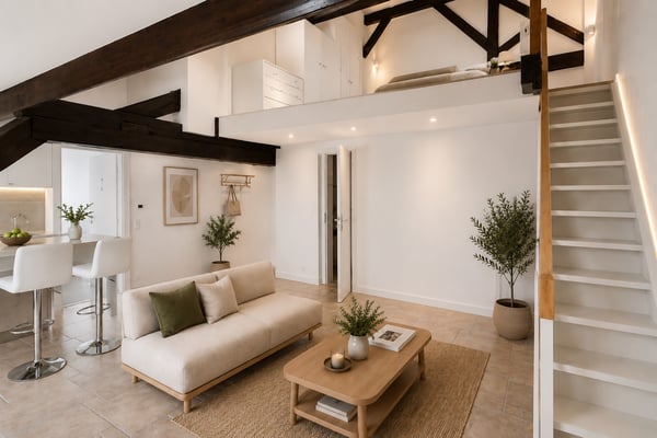 UNIQUE - Appartement de charme en duplex avec jardin privatif 2