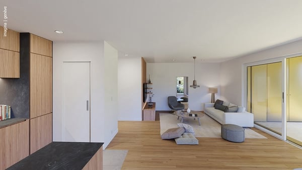 Appartement de 4.5 pièces en rez de jardin 3