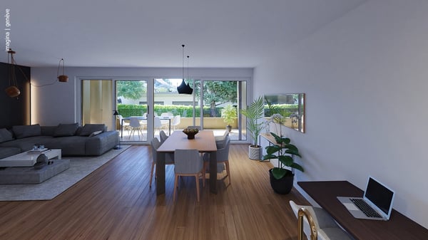 Appartement de 5.5 pièces avec balcon de plus de 54 m² 2