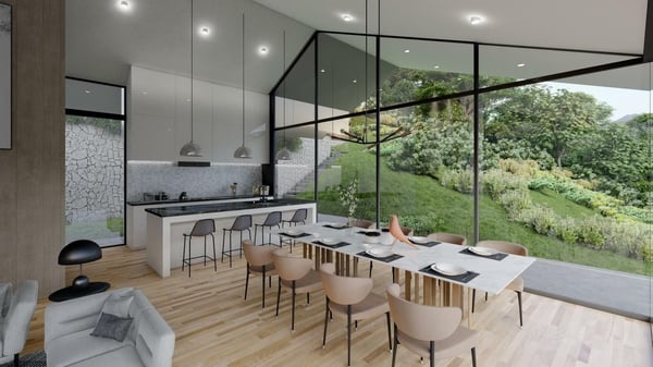 Parcelle avec permis en force et projet pour une villa individuelle 3