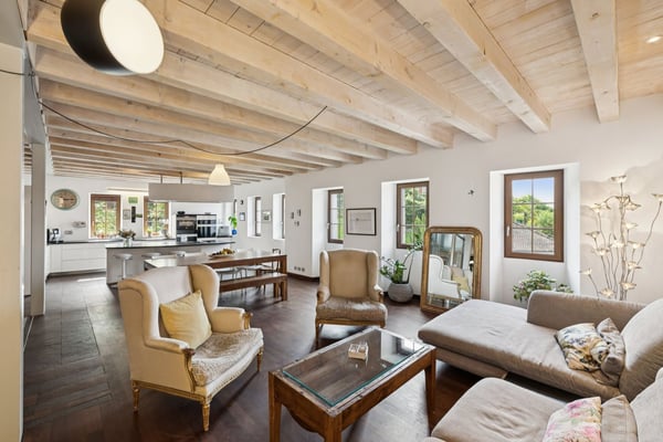 Villa unique dans son style avec espaces, grands volumes et vue lac 6